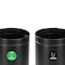Alpine Industries 54 Gallon 2-StreamStainless Steel Compost Bin and Trash Can Black ALP475-27-BLK-CO-T - alternate 2